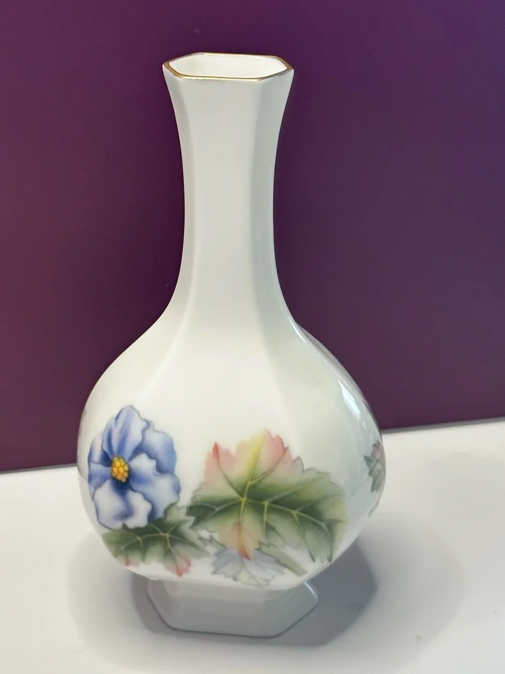 Royal Worcester Floral Bud Vase